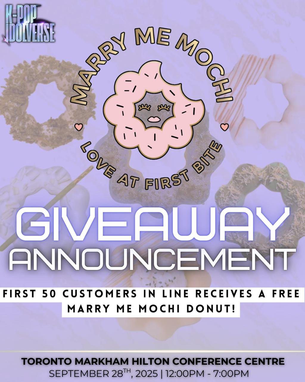 Sweet Surprises Await at K-POP IDOLVERSE with Marry Me Mochi! 🍩💜