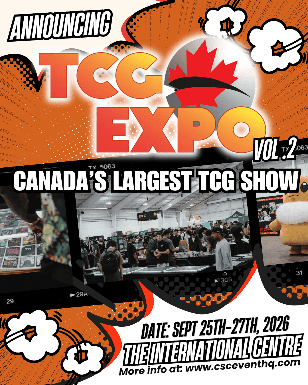 Admission to the Sept 25-27 CSC TCG Expo presented by TCGplayer